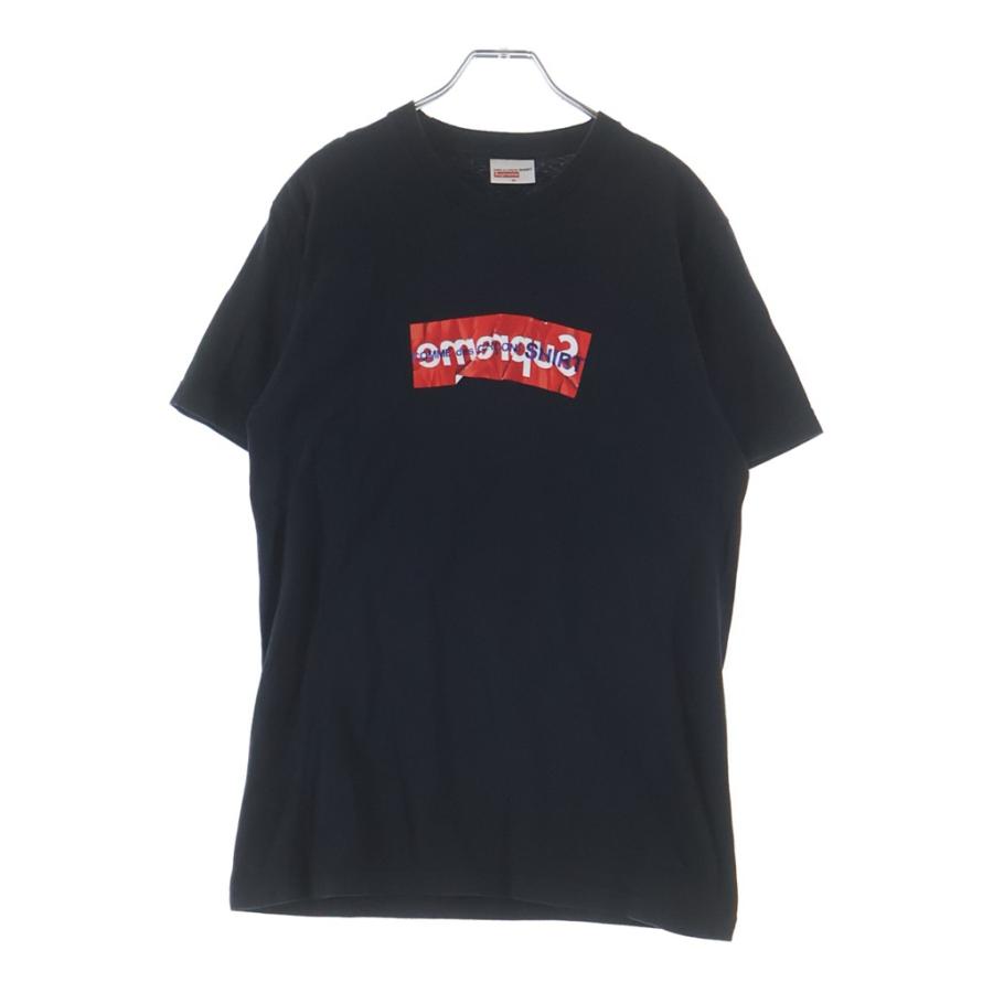 値引き不可 17SS supreme コムデギャルソン ボックスロゴ Tシャツ Supreme（シュプリーム） 17SS ×Comme des Garcons SHIRT Box Logo Tee
