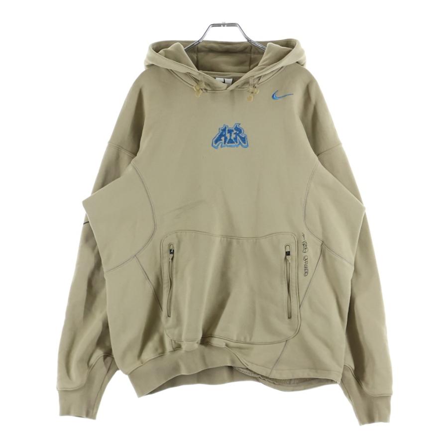 OFF-WHITE オフホワイト ×NIKE AS M NRG FLC HOODIE ナイキ ロゴ刺繍