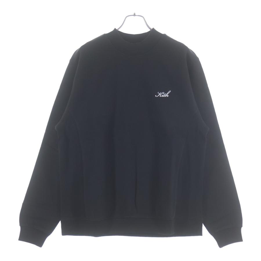 KITH（キス） Carlisle Mockneck Sweatshirt カーライル ロゴ刺繍