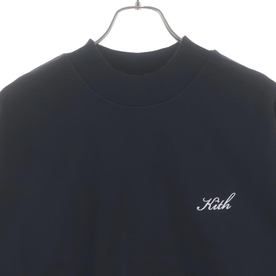 KITH（キス） Carlisle Mockneck Sweatshirt カーライル ロゴ刺繍