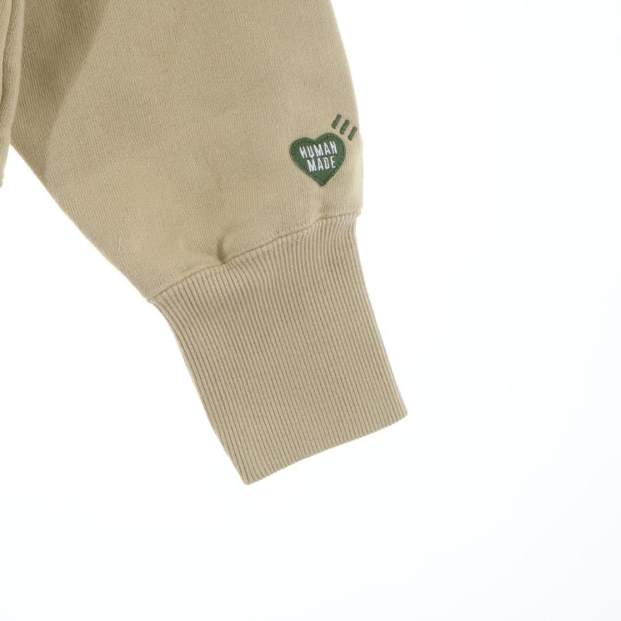 HUMAN MADE ヒューマンメイド 22AW HALF-ZIP HOODIE ノルディック ハーフジップ プルオーバー スウェットシャツ ベージュ HM24CS028 HUMAN MADE（ヒューマンメード） ヒューマンメイド 22AW HALF-ZIP