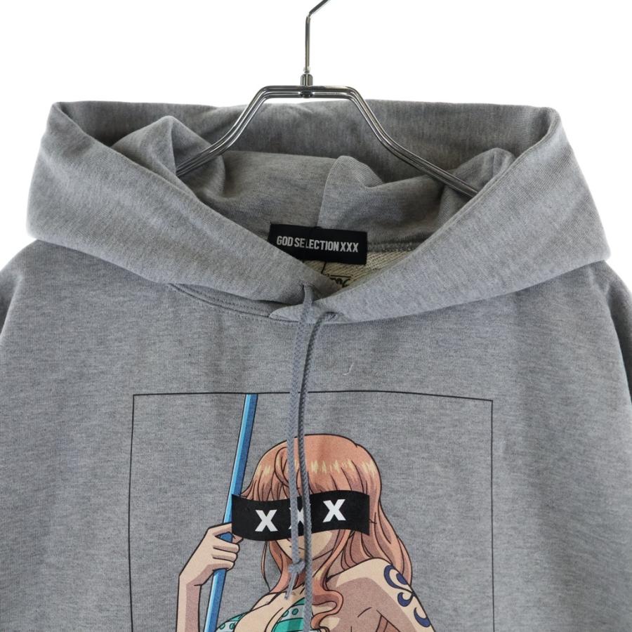 定価3.4万【美品】ワンピース × ゴッドセレクション パーカー ナミ 黒 S GOD SELECTION XXX ゴッドセレクショントリプルエックス 22AW