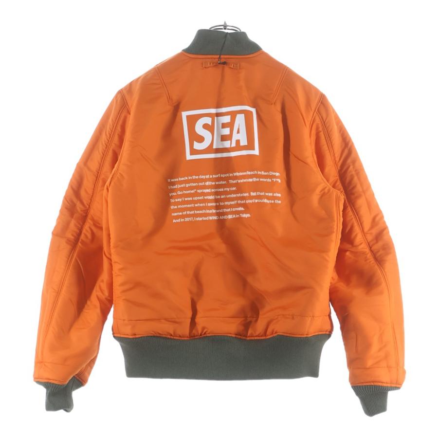 WIND AND SEA（ウィンダンシー） 19AW WDS REVERSIBLE MA-1 ロゴ