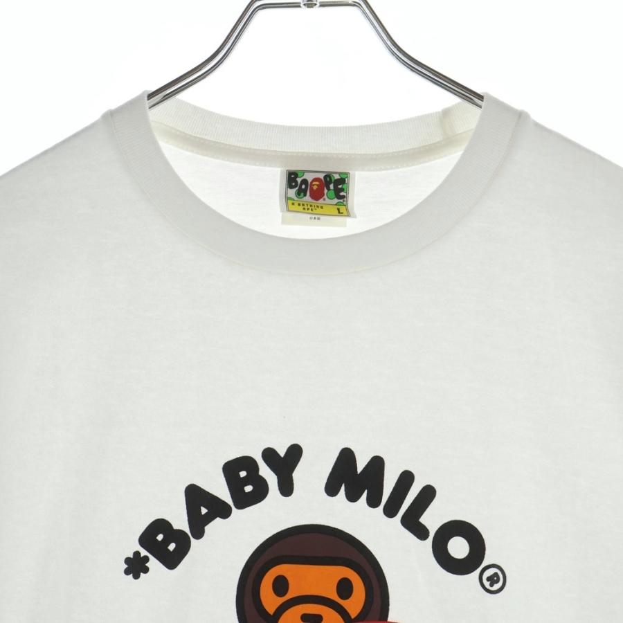 00s A BATHING APE BABY MILO BONE 半袖スウェット 00s A BATHING APE BABY MILO BONE 半袖スウェット 90～00s A BATHING