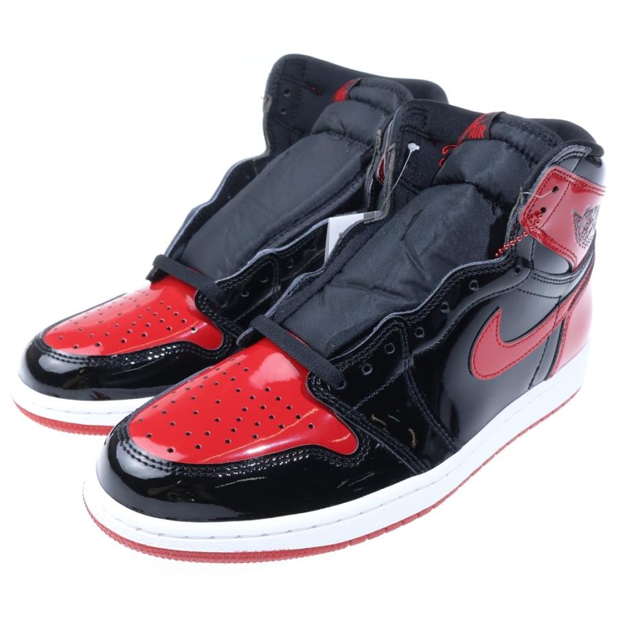 NIKE（ナイキ） AIR JORDAN 1 RETRO HIGH OG BRED PATENT エア 