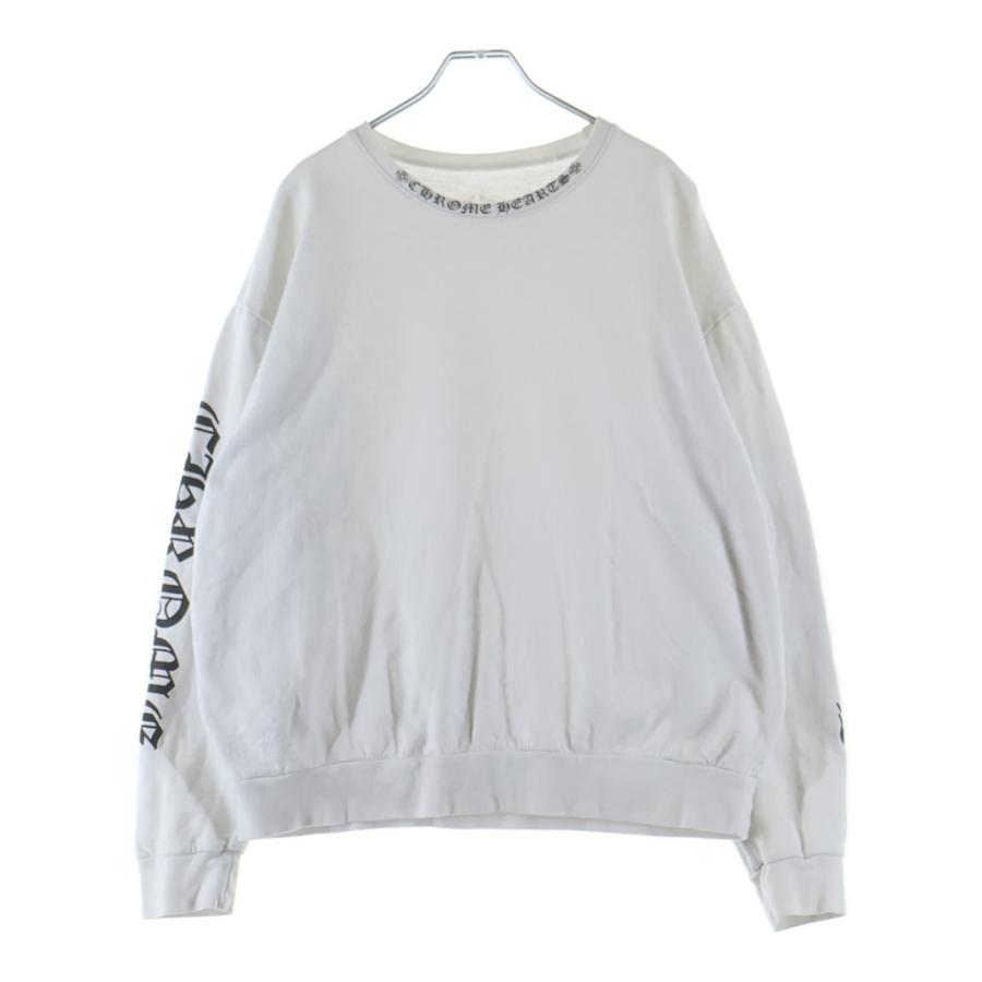 CHROME HEARTS（クロムハーツ） SWTSHRT PLVR ネックロゴプリント 