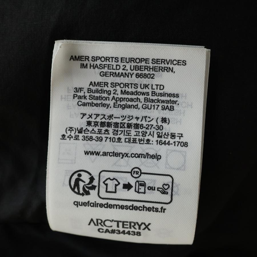 ARC'TERYX アークテリクス Atom SV Hoody アトム SV フーディ ジップアップ ダウンジャケット ブラック X000009902_7