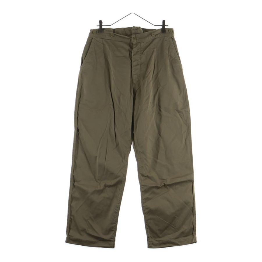 23ss 美品 コモリ X01-03029 シンチバック チノ オーバー パンツ COMOLI（コモリ） 23SS コットンチノ オーバーパンツ ベージュ X01