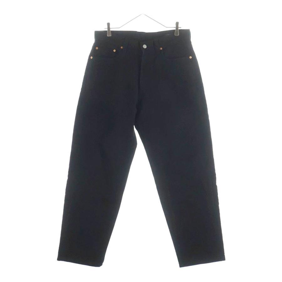 COMOLI（コモリ） 23AW モールスキン 5P ストレートパンツ ブラック 