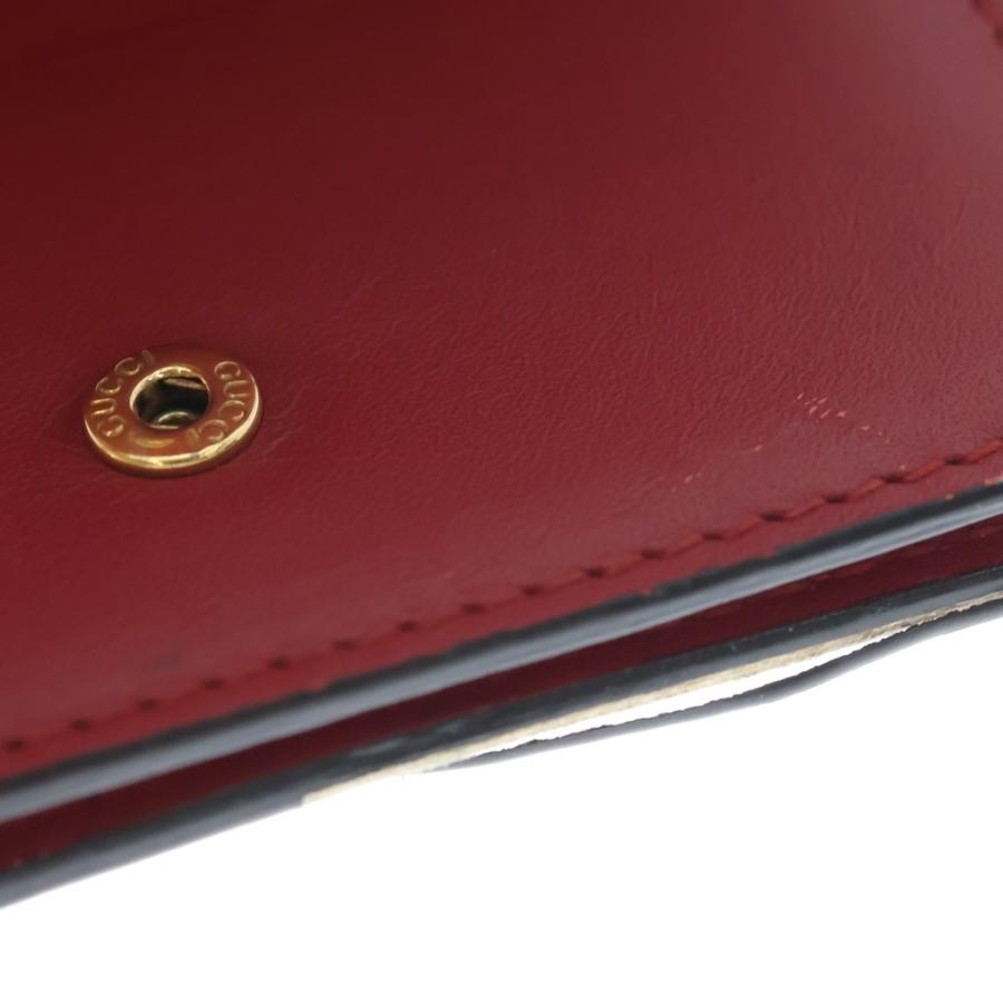 GUCCI（グッチ） GGスプリーム チェリー コンパクトウォレット 二