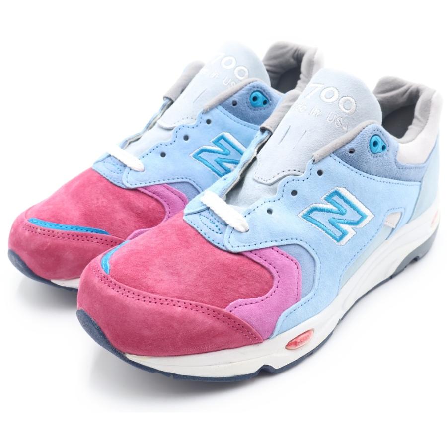 New Balance ニューバランス M1700K1 ×KITH キス レザー ローカットスニーカー ブルー/レッド US8.5/26.5cm New Balance（ニューバランス） M1700K1 ×KITH キス レザー ローカット