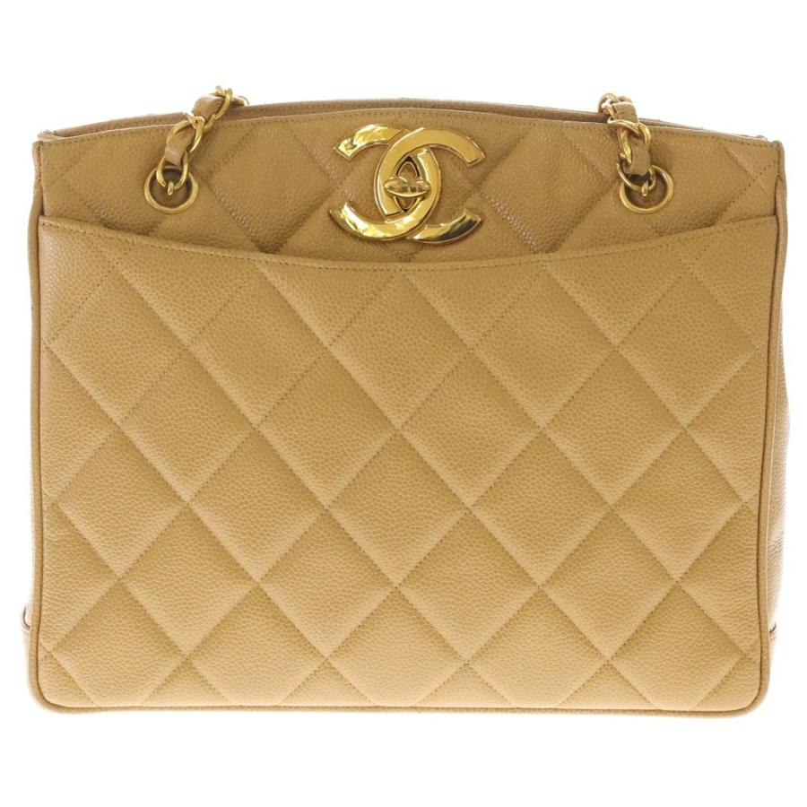 CHANEL（シャネル） ココマーク キャビアスキン マトラッセ チェーン