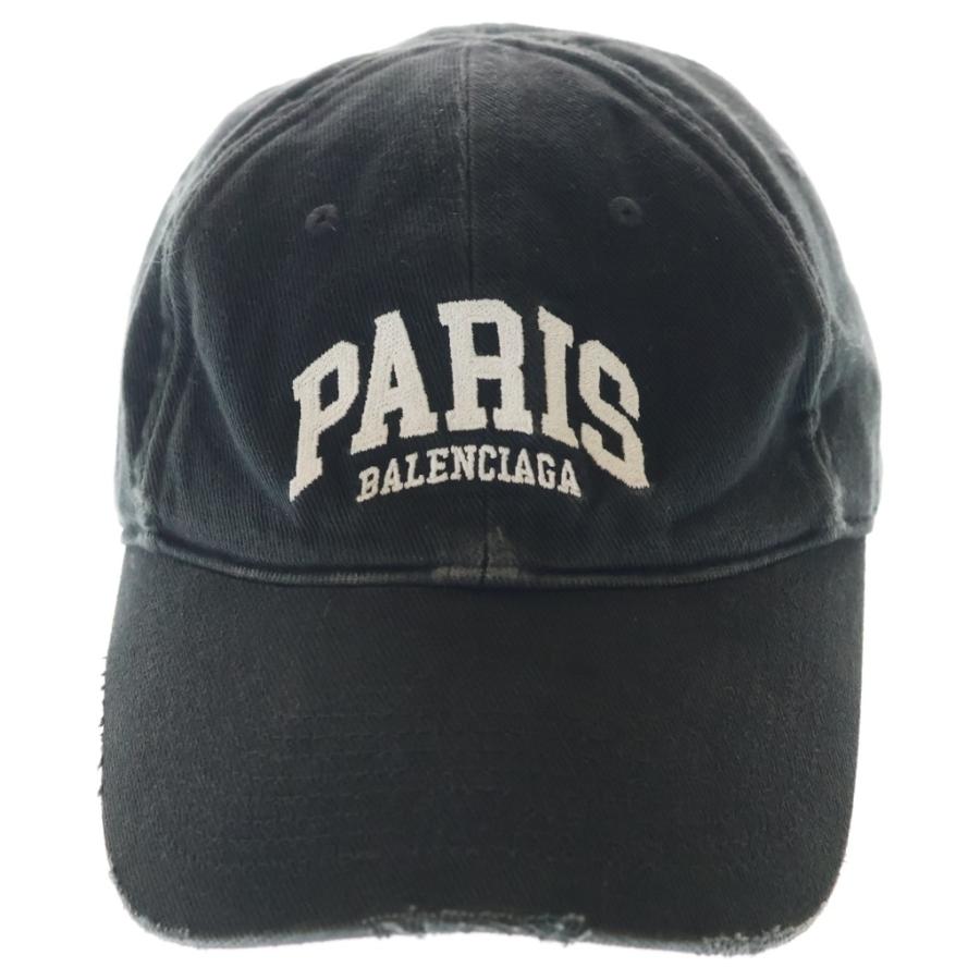 BALENCIAGA（バレンシアガ） 22SS CITIES PARIS CAP ロゴ刺繍 ベース