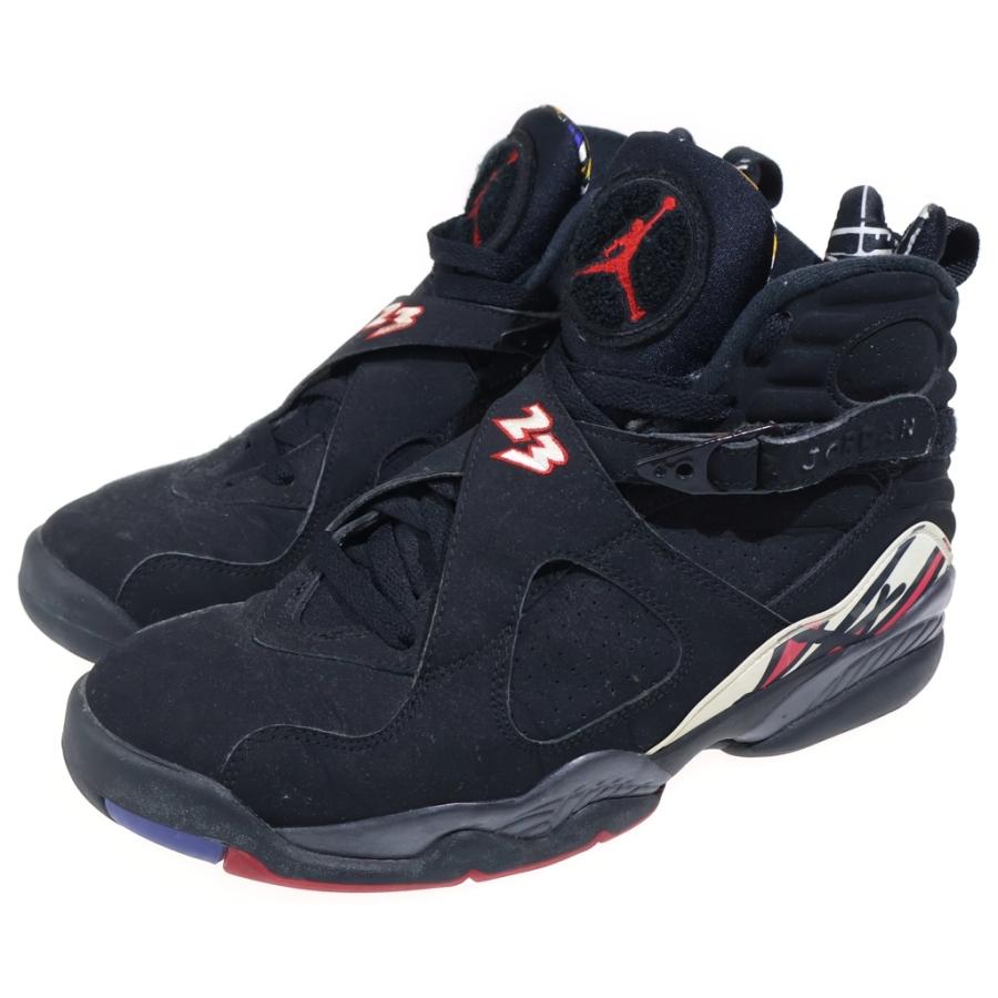 NIKE ナイキ AIR JORDAN 8 RETRO PLAY OFF 305381-061 エアジョーダン 8 レトロ プレイオフ ハイカットスニーカー ブラック US9/27cm NIKE（ナイキ） AIR JORDAN 8 RETRO PLAY OFF 305381-061 エア