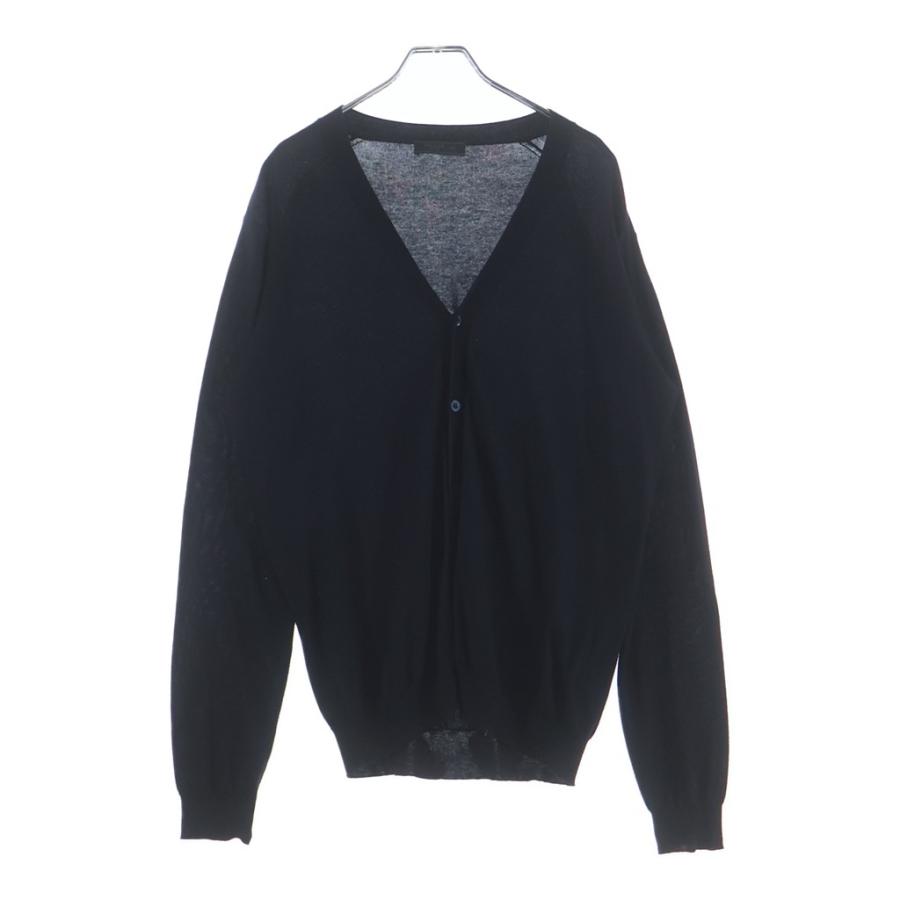 PRADA（プラダ） 17AW カシミヤブレンドニットカーディガン ネイビー