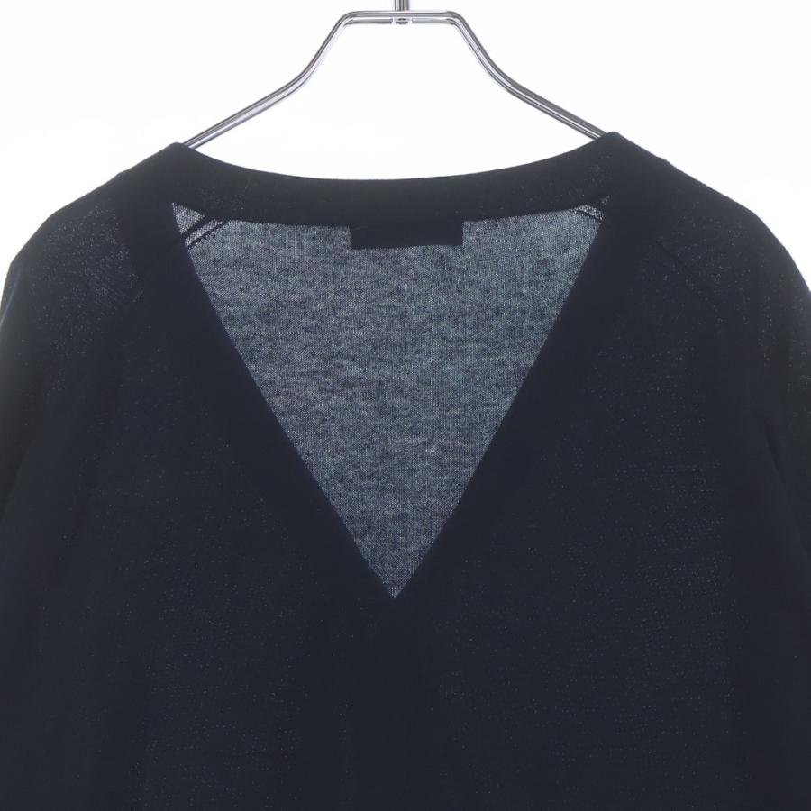 PRADA（プラダ） 17AW カシミヤブレンドニットカーディガン ネイビー