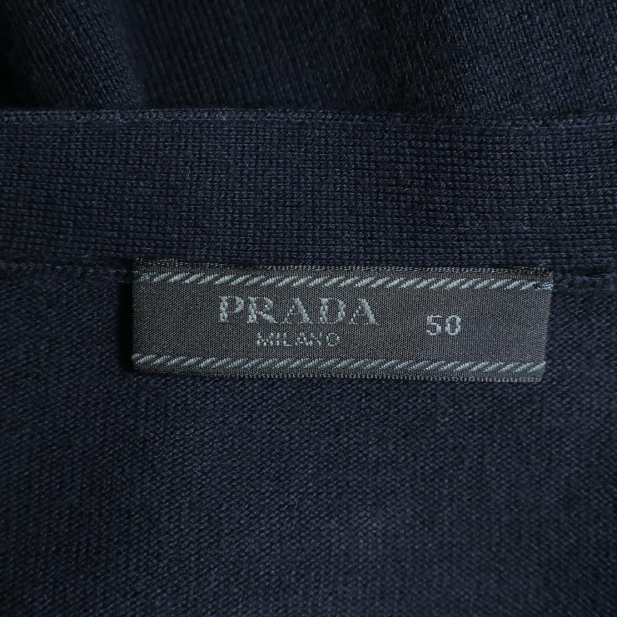 PRADA（プラダ） 17AW カシミヤブレンドニットカーディガン ネイビー