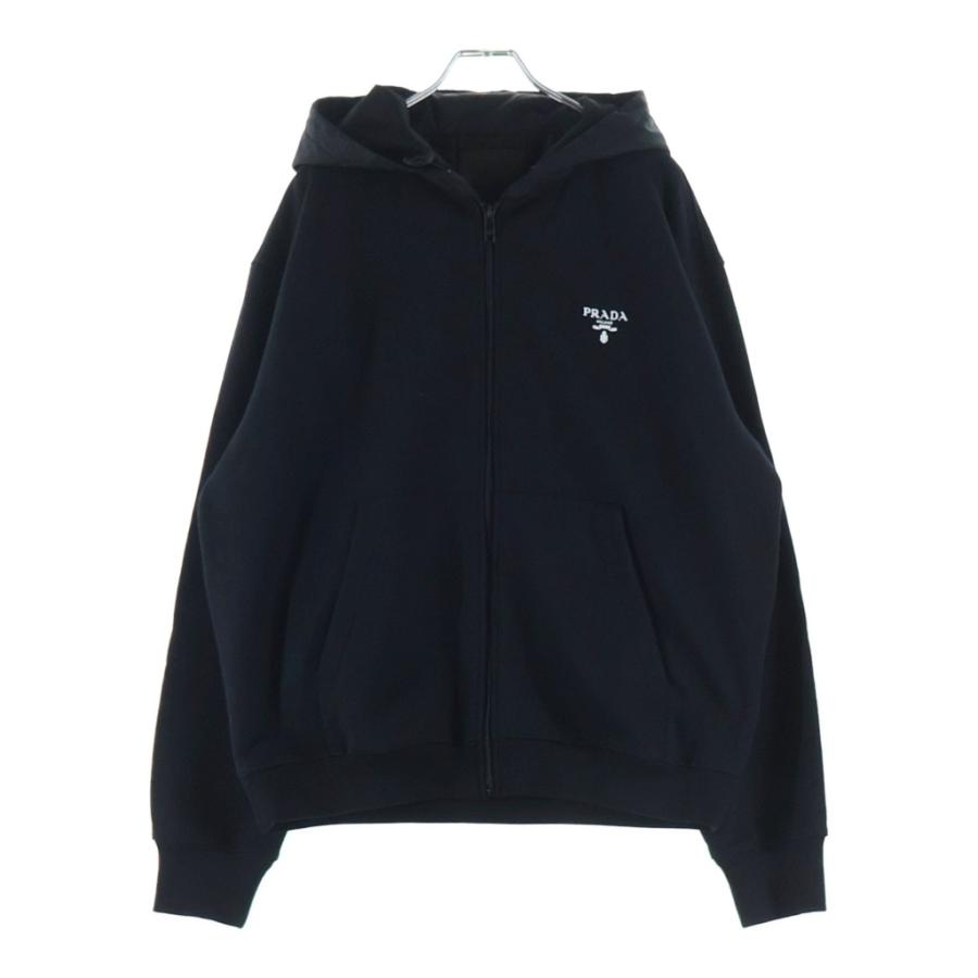 PRADA（プラダ） 21AW ロゴプリント ジップアップ スウェットパーカー