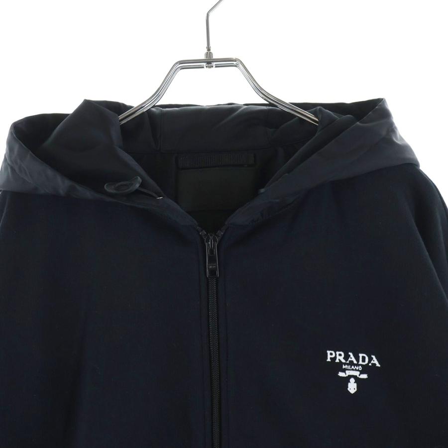 PRADA（プラダ） 21AW ロゴプリント ジップアップ スウェットパーカー