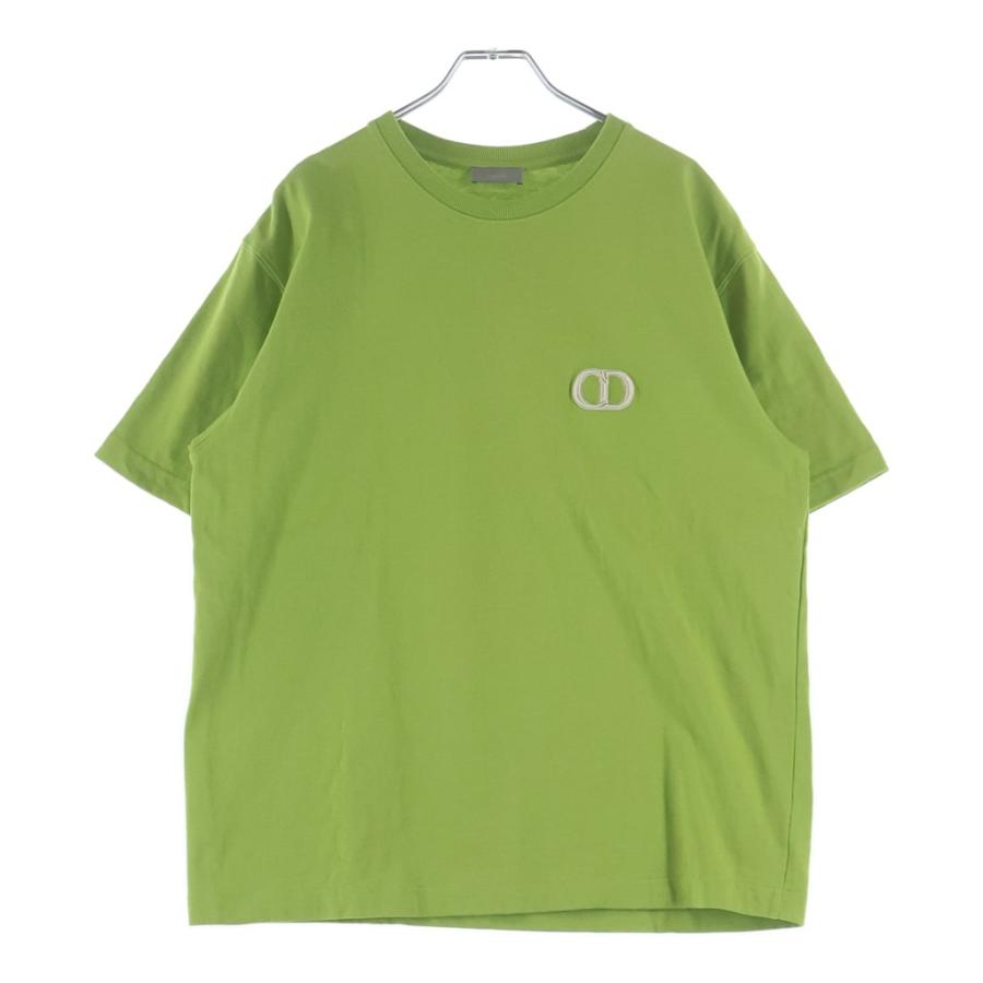 【たくあんさん専用】【2回着用のみ】Dior CDロゴオリーブグリーン Tシャツ DIOR ディオール CDアイコン クルーネック 半袖Tシャツカットソー