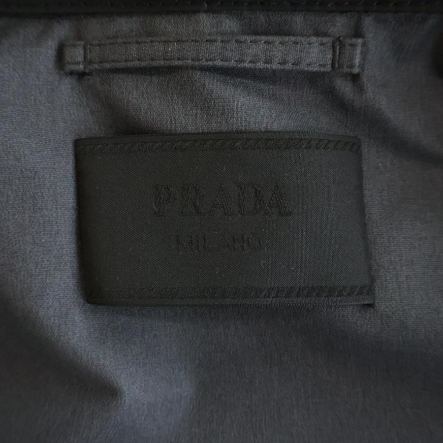 PRADA プラダ 21AW テクニカル ナイロン ジップアップ コート ブラック SGB042 PRADA（プラダ） 21AW テクニカル ナイロン ジップアップ コート