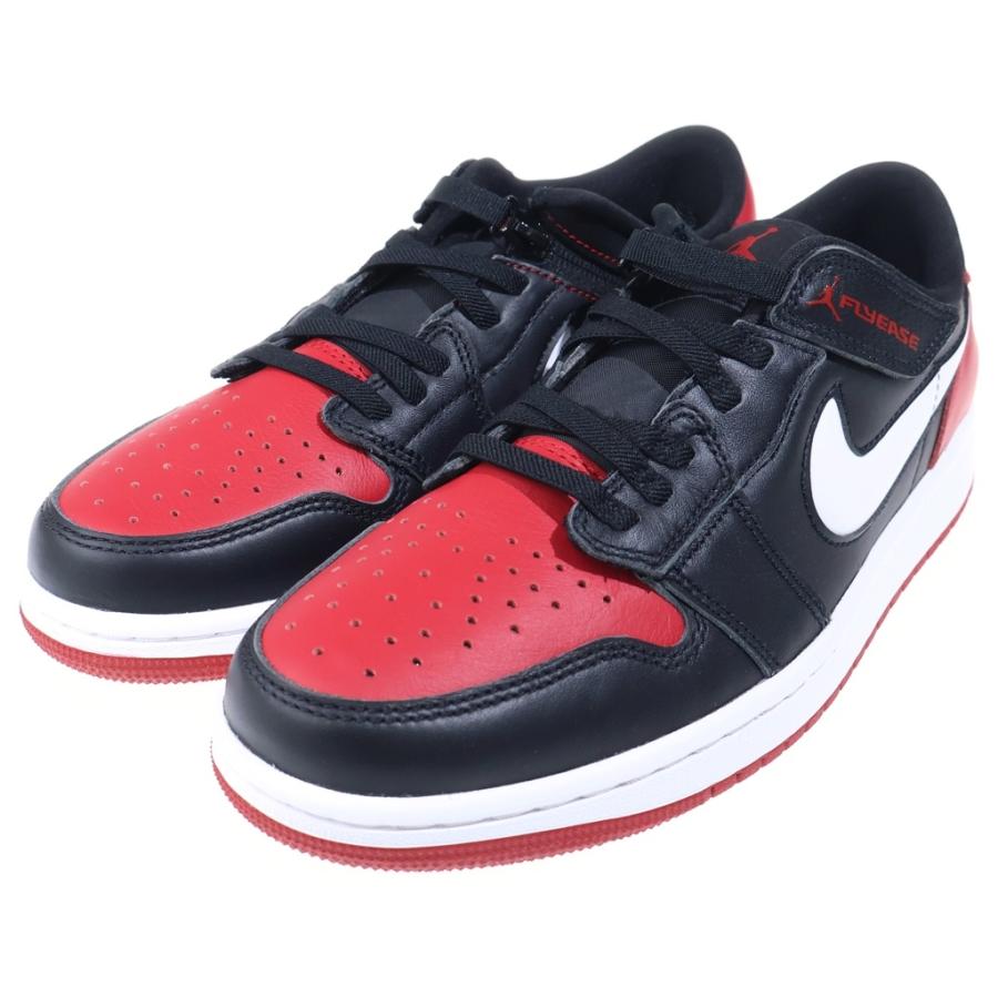 NIKE ナイキ AIR JORDAN 1 Low Flyease エアジョーダン ローカットスニーカー ブラック/レッド US9.5/27.5cm DM1206-066 NIKE（ナイキ） AIR JORDAN 1 Low Flyease エアジョーダン ローカット