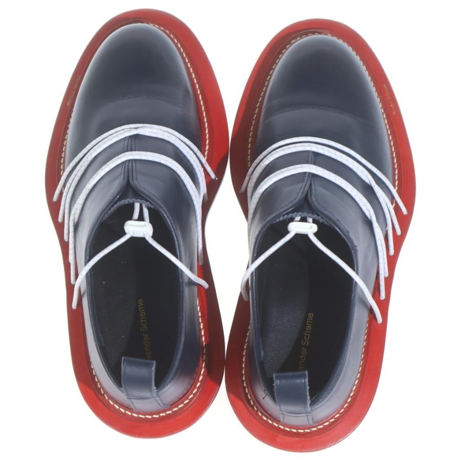 Hender Scheme エンダースキーマ UFO レザー シューズ ネイビー Hender Scheme（エンダースキーマ） UFO レザー シューズ ネイビー