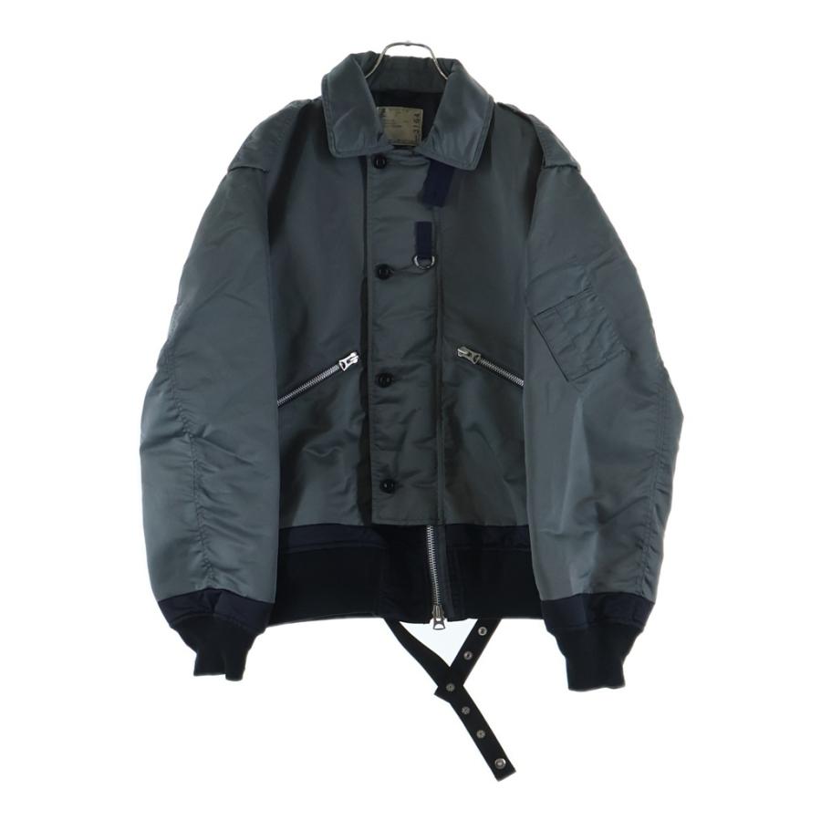 sacai（サカイ） 23AW Nylon Twill Mix Blouson ナイロン ツイル