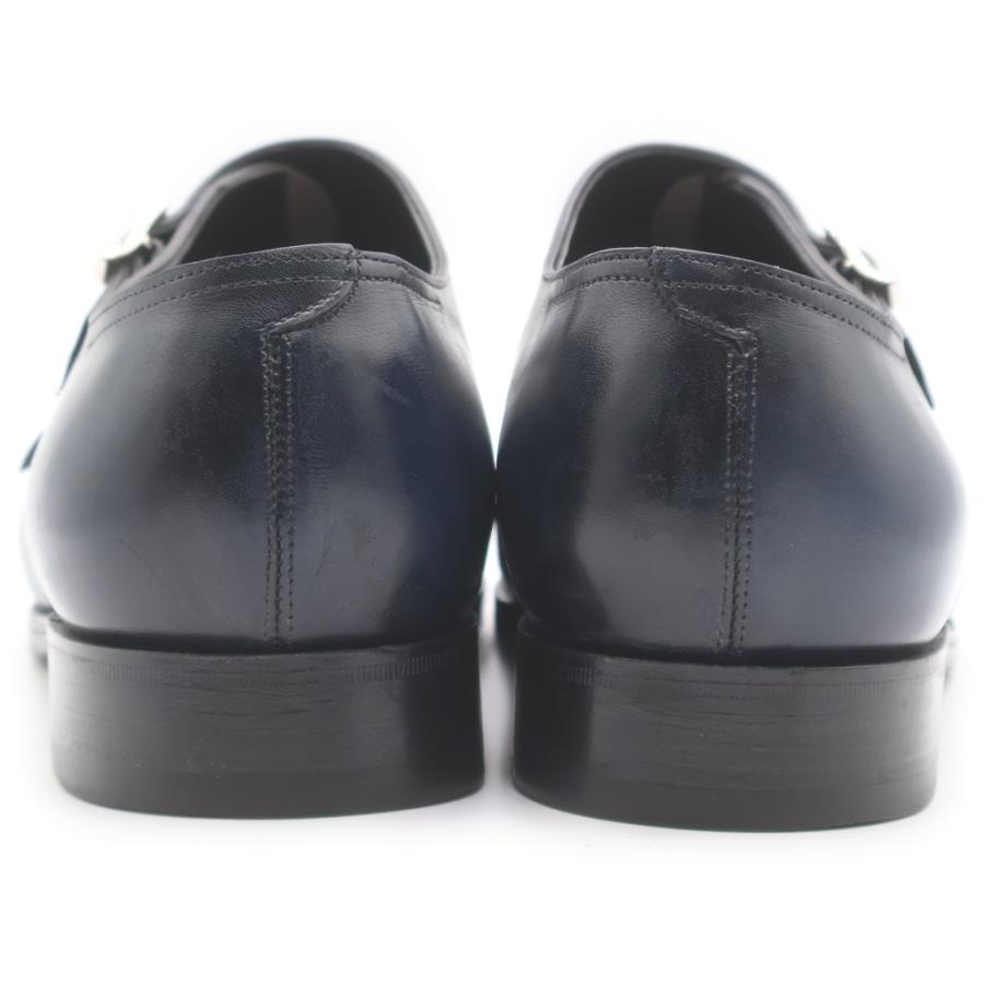 JOHN LOBB ジョンロブ SENNEN セネン ダブルモンク レザードレスシューズ ローファー 革靴 ネイビー 10 JOHN LOBB（ジョンロブ） SENNEN セネン ダブルモンク レザードレス