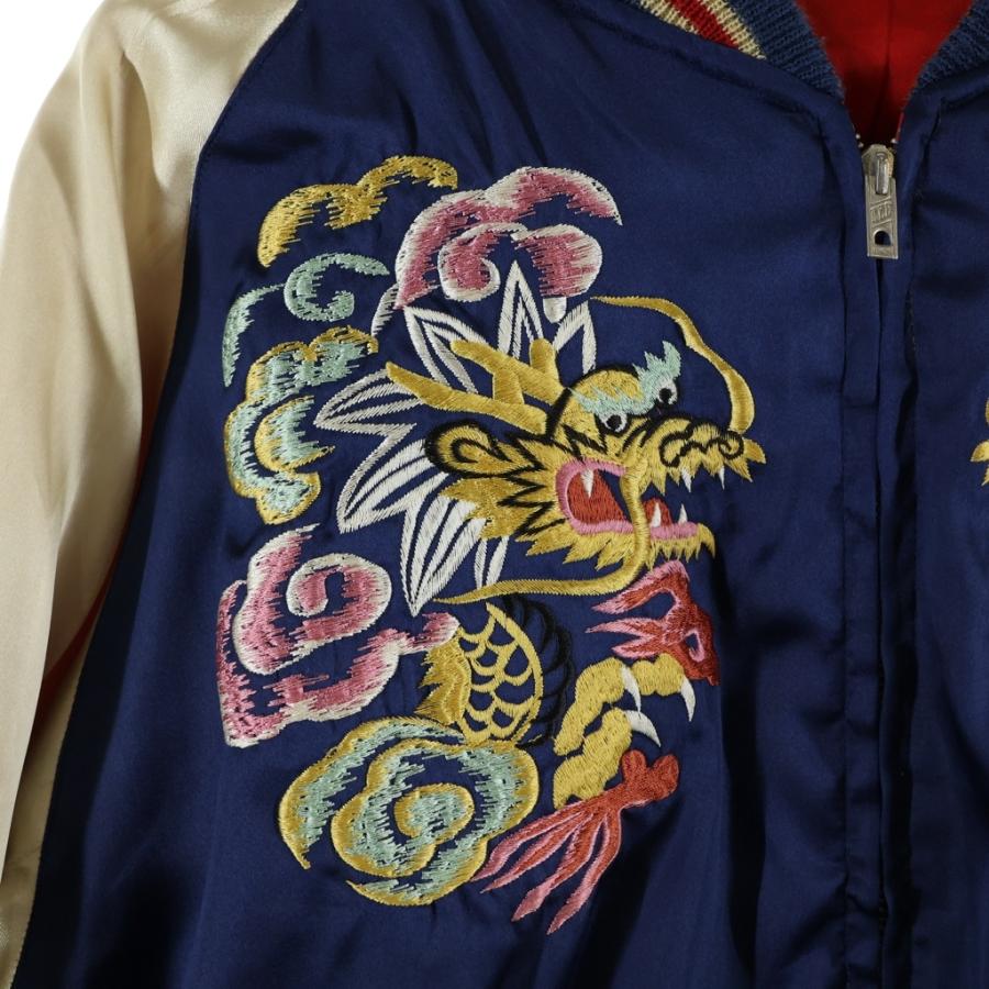 刺繍スカジャン 日本 富士山 ドラゴン 東洋 東洋エンタープライズ（TOYO ENTERPRISE） トウヨウエンタープライズ