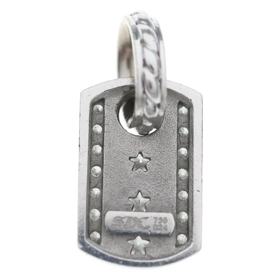 SJX エスジェイエックス DIAMOND TAG CHARM (S) 18KWG ダイヤモンド