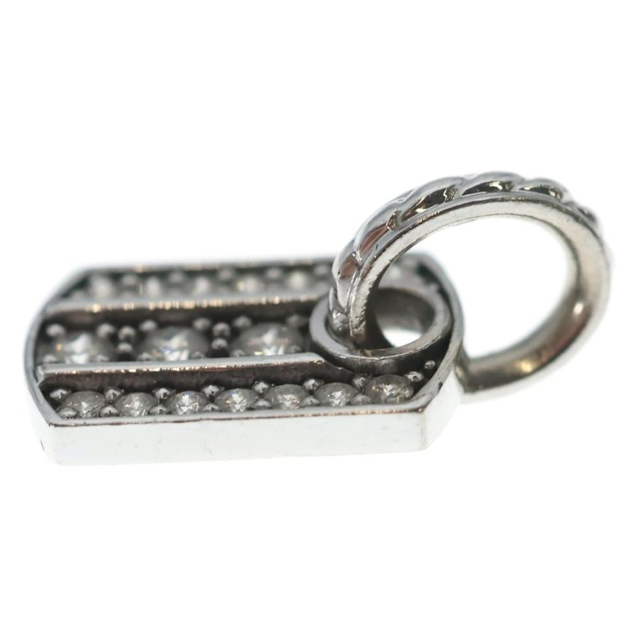 SJX エスジェイエックス DIAMOND TAG CHARM (S) 18KWG ダイヤモンド