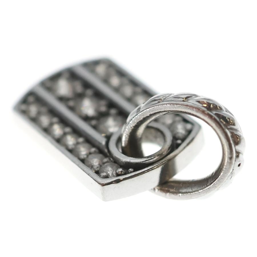 SJX エスジェイエックス DIAMOND TAG CHARM (S) 18KWG ダイヤモンド