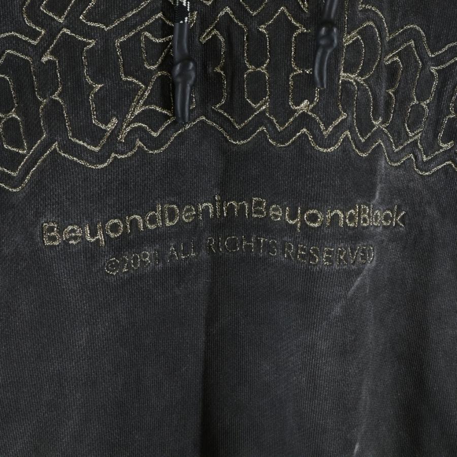 EVISU（エヴィス） エビス KURO 刺繍 スウェット プルオーバーパーカー