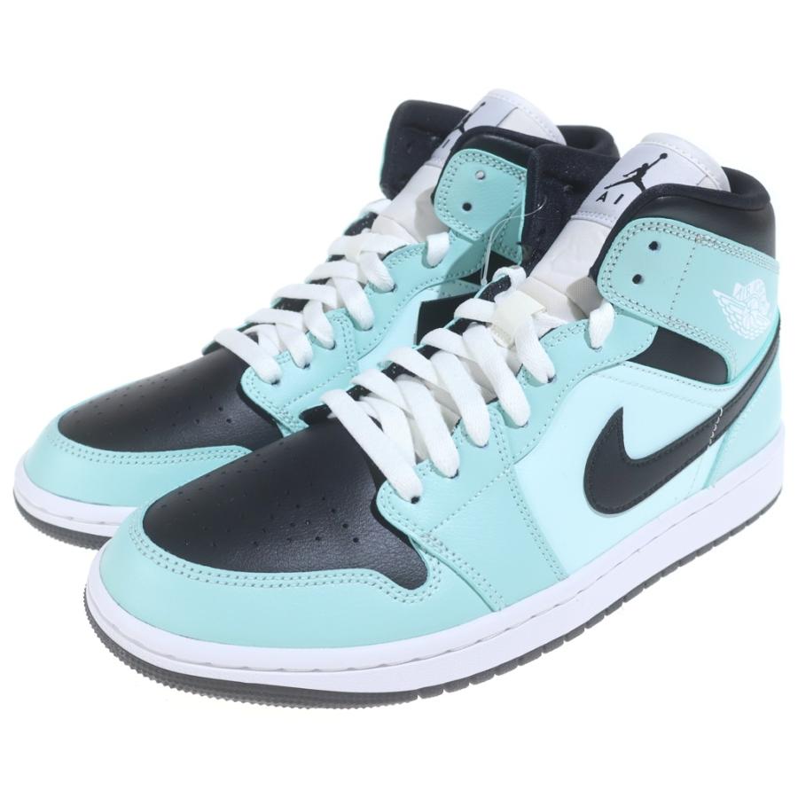 NIKE ナイキ Women's Air Jordan 1 Mid Aqua Blue ウィメンズ エアジョーダン1 ミッドカットスニーカー アクアブルー US10/27cm BQ6472-300 NIKE（ナイキ） Women's Air Jordan 1 Mid Aqua Blue ウィメンズ エア
