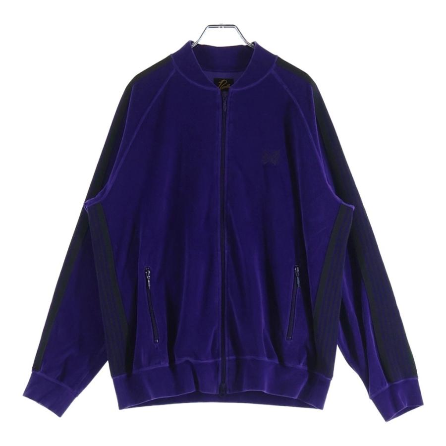 Needles（ニードルス） Rib Collar Track Jacket - C/PE Velour ジップ 