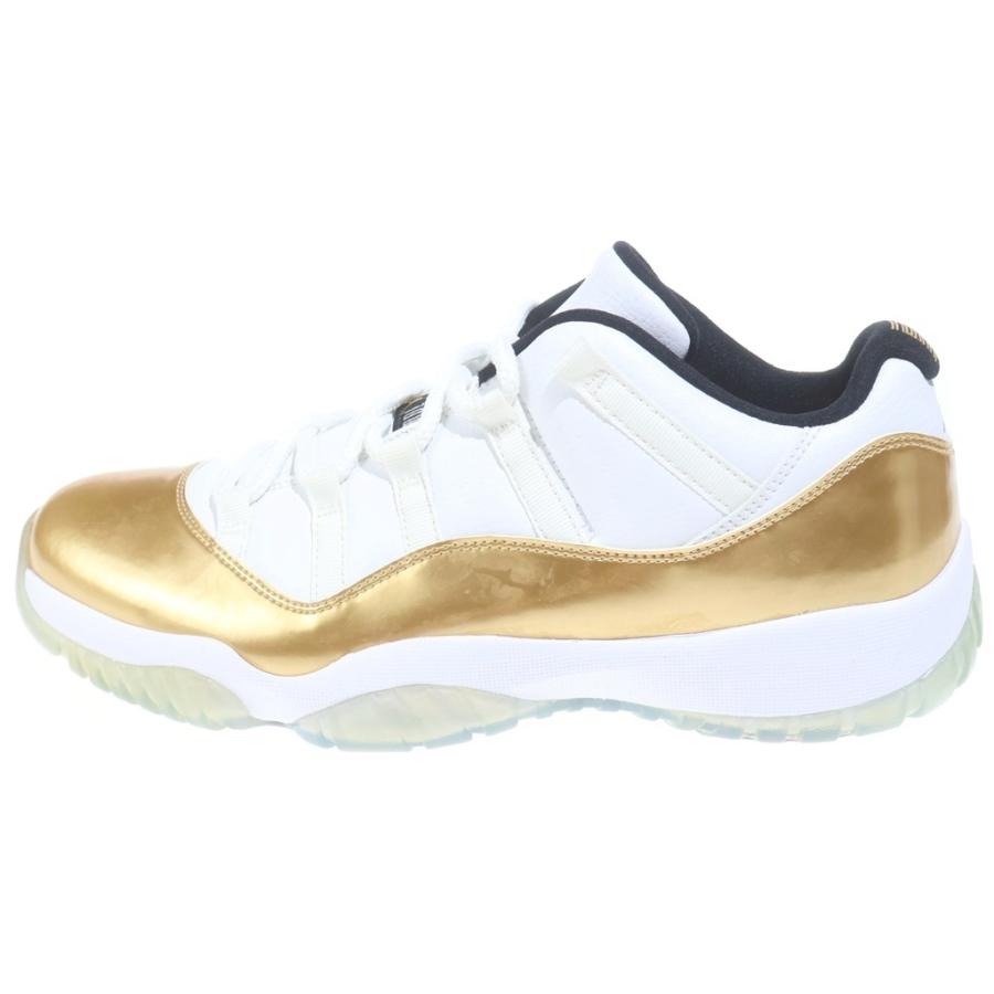 NIKE ナイキ AIR JORDAN 11 Retro Low 528895-103 エアジョーダン11 レトロ ローカットスニーカー ホワイト/ゴールド US10/28cm NIKE（ナイキ） AIR JORDAN 11 Retro Low 528895-103 エアジョーダン11