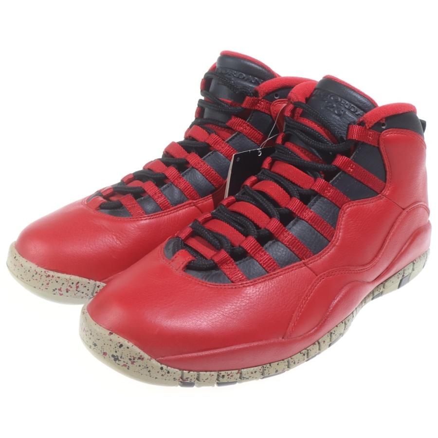 エアジョーダン10 レッドセメント　28 NIKE（ナイキ） AIR JORDAN 10 RETRO 30TH 705178-601 エアジョーダン