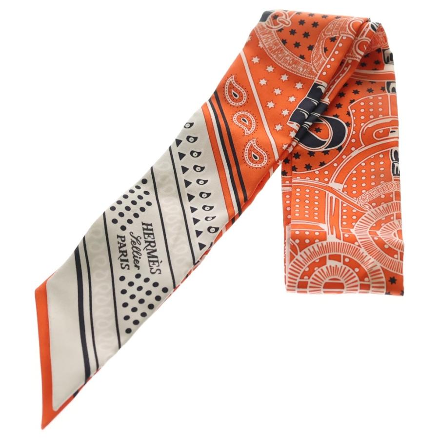 HERMES エルメス スカーフ Eperon d'Or HERMES（エルメス） EPERON D'OR CUT エプロンドールカット バンダナ柄