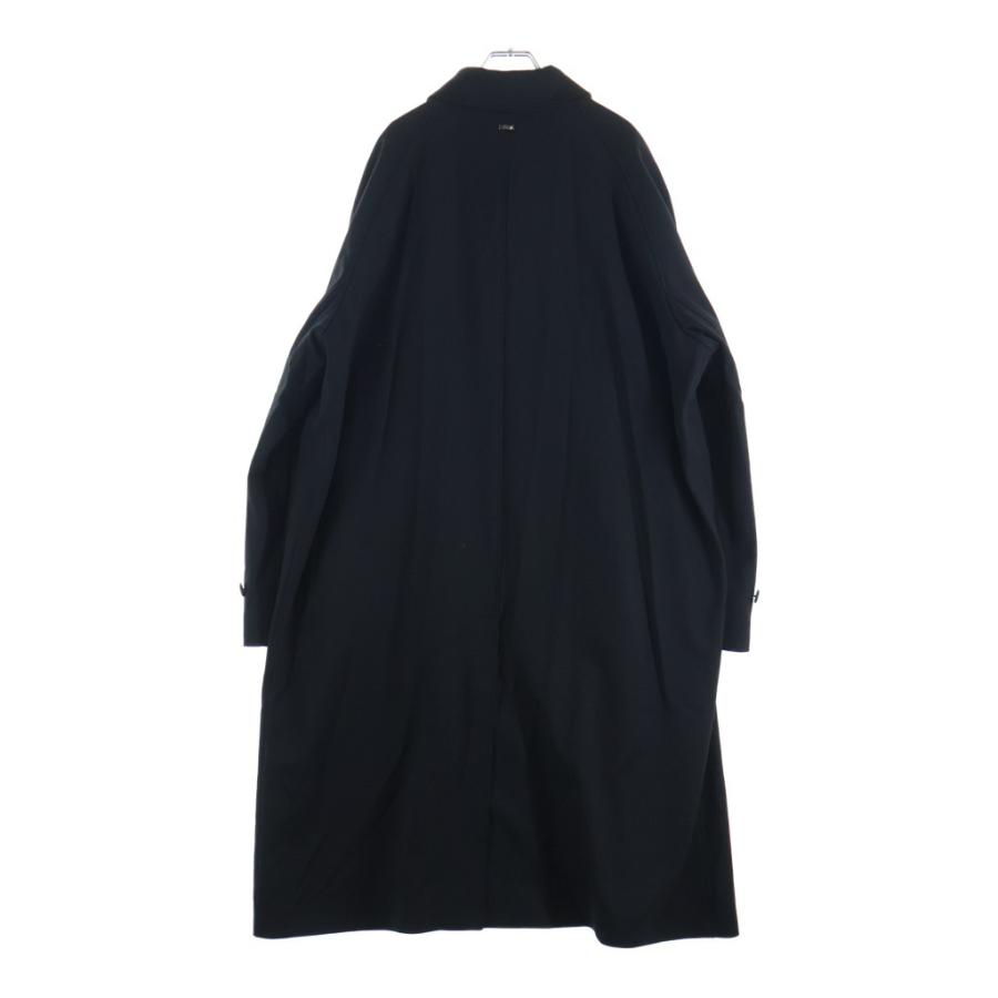 HERNO ヘルノ フライフロント ウール ステンカラー ロングコート ブラック IM000378U-33462 HERNO（ヘルノ） フライフロント ウール ステンカラー ロングコート