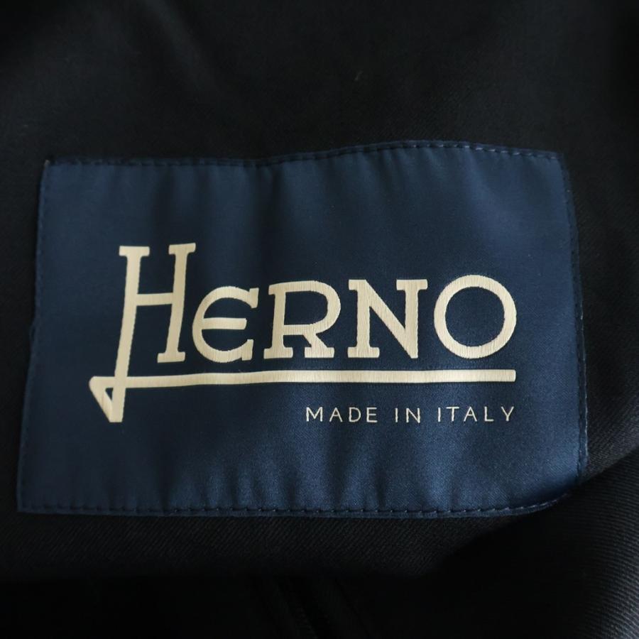 HERNO（ヘルノ） フライフロント ウール ステンカラー ロングコート