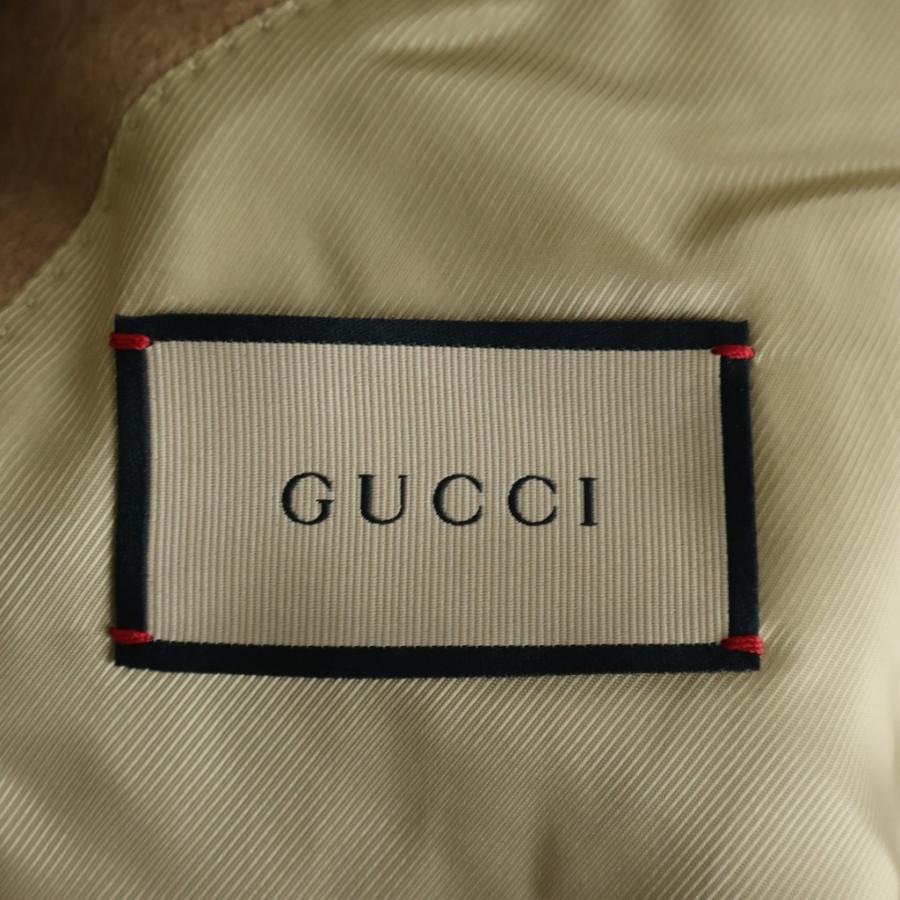 GUCCI（グッチ） キャメルヘアー シングルブレスト チェスターコート
