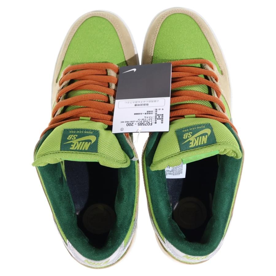 NIKE SB ナイキエスビー DUNK LOW PRO ESCARGOT FQ7585-200 ダンク プロ エスカルゴ ローカットスニーカー グリーン/ベージュ US10/28cm Nike SB NIKE ナイキエスビー DUNK LOW PRO ESCARGOT FQ7585-200
