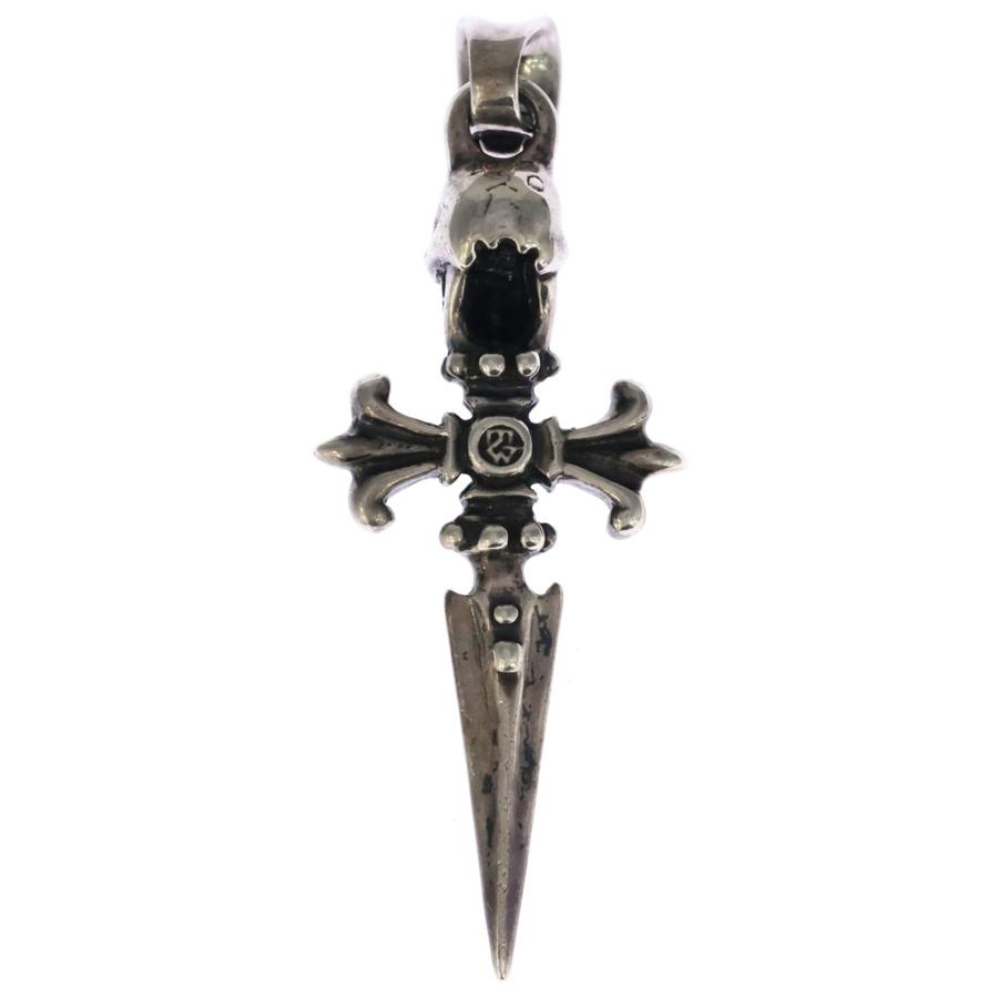 t　travis walker クロスネックレストップ Travis Walker（トラヴィスワーカー） DOUBLE SKULL CROSS DAGGER