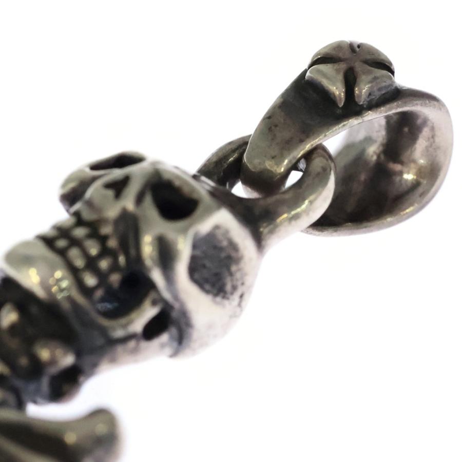 トラヴィスワーカー スカル クロスダガー ペンダント　ネックレス Travis Walker（トラヴィスワーカー） DOUBLE SKULL CROSS DAGGER