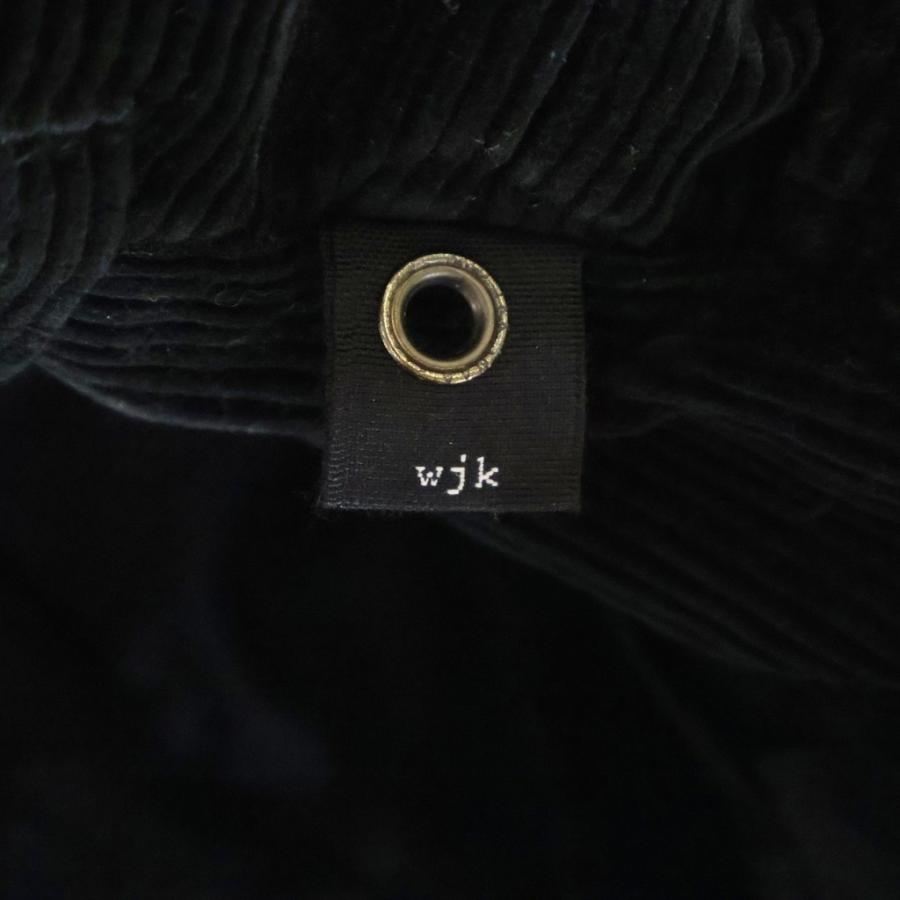 wjk ダブルジェイケイ Heavy Corduroy Trousers ヘビーコーデュロイ トラウザーズ ワイドパンツ ブラック 5201co29g wjk ダブルジェイケイ Heavy Corduroy Trousers ヘビーコーデュロイ
