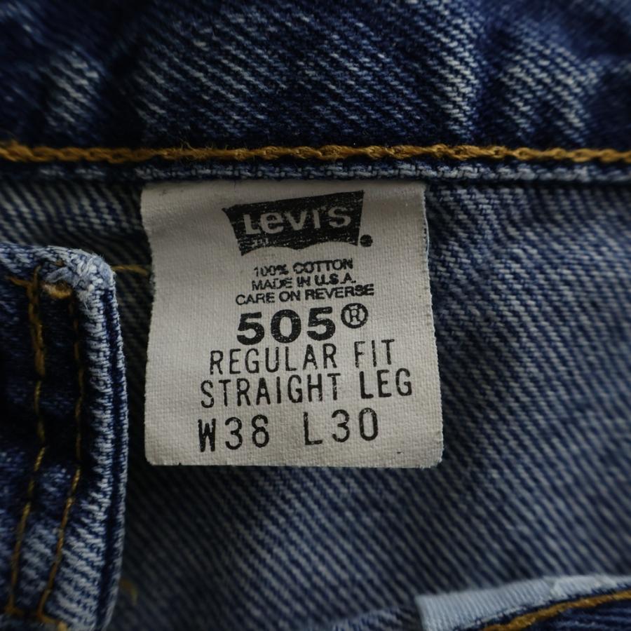 Levi's リーバイス 90s-00s 505 USA製 ボタン裏513 ジッパーフライ ストレートデニム インディゴ 505-0216 Levi's（リーバイス） 90s-00s 505 USA製 ボタン裏513 ジッパーフライ