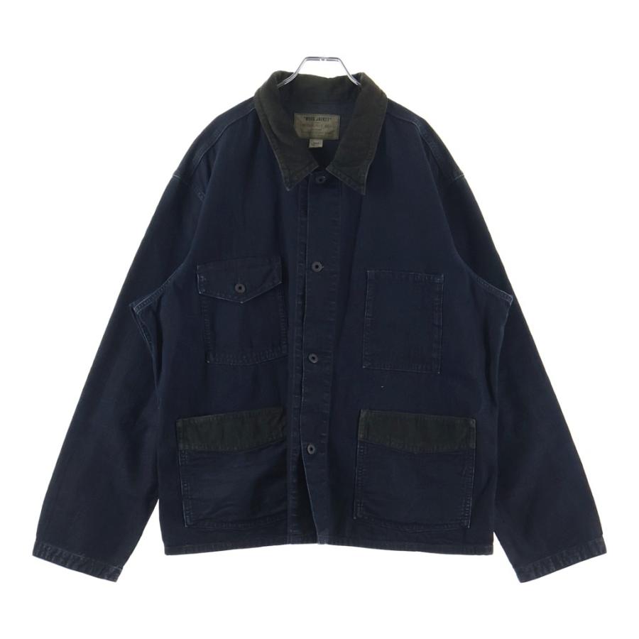 RRL ダブルアールエル Corduroy Trim Indigo Denim Shirt Jacket