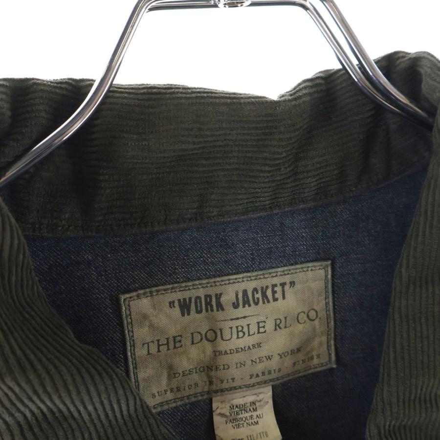 RRL ダブルアールエル Corduroy Trim Indigo Denim Shirt Jacket