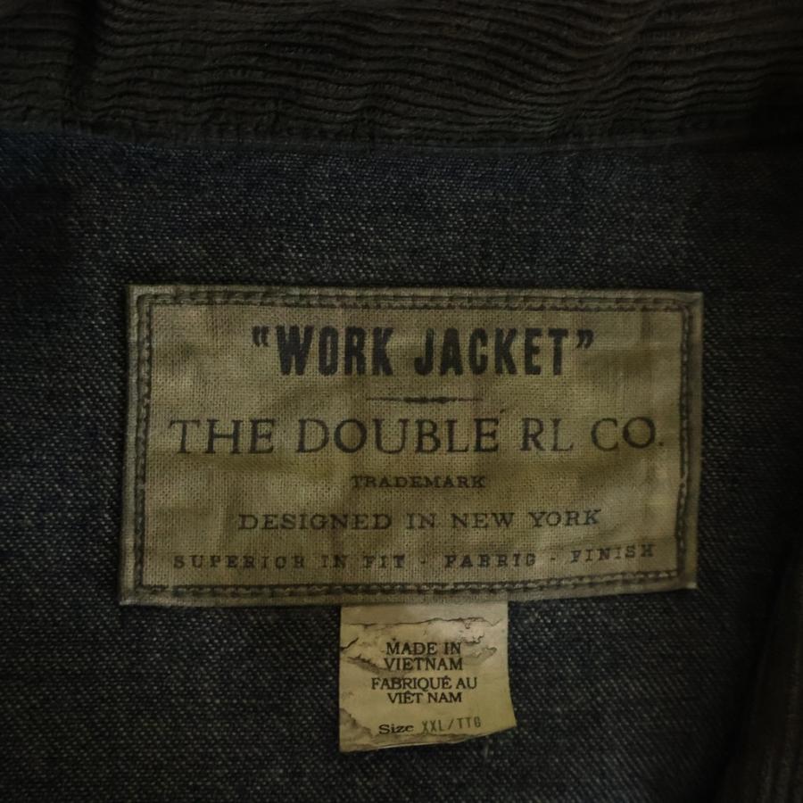RRL ダブルアールエル Corduroy Trim Indigo Denim Shirt Jacket